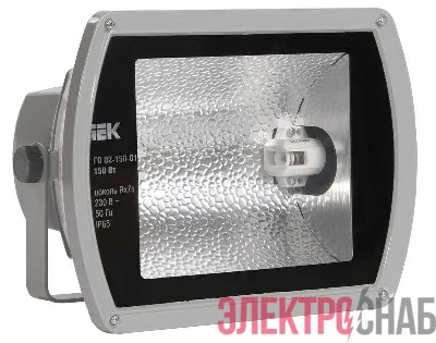 Прожектор ГО 02-150-01 150Вт Rx7s сер. симметр. IP65 IEK LPHO02-150-01-K03