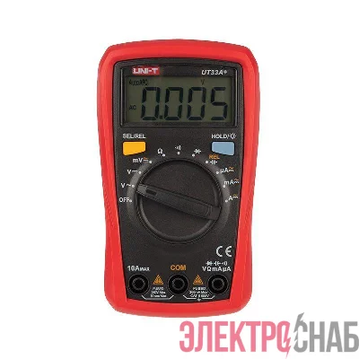 Мультиметр портативный UT33A+ с автовыбором диапазона емкость UNI-T 13-0055
