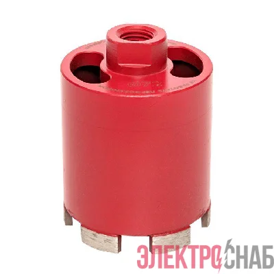 Коронка алмазная для дрелей с микроударом (верхнее пылеудаление) DCH-72MHS Micro Hit Laser M16 Professional EKF dch-72-mhs-m16