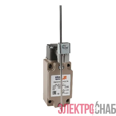Выключатель концевой OptiLiS D4B-4117N шток регулируемый метал. EN 50041 XCKJ10559H29 КЭАЗ 365330