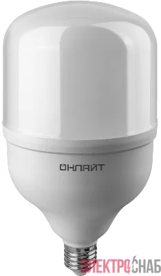 Лампа светодиодная высокомощная 82 907 OLL-T140-70-230-865-E27E40 70Вт 6500К холод. бел. E27/E40 5300лм 176-264В ОНЛАЙТ 82907