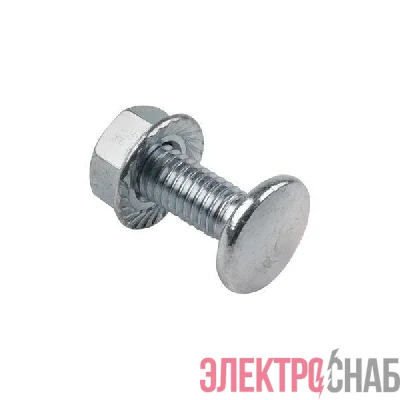 Комплект соединительный 6х16 (Винт М6 +гайка ) TDZ EKF wgm6x16-TDZ