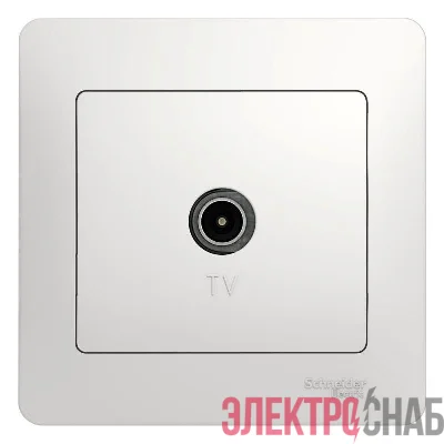 Коннектор TV антены Glossa в сборе бел. SchE GSL000196