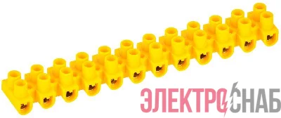 Колодка клеммная ЗВИ-5 н/г 1.5-4.0кв.мм 12 пар желт. IEK UZV7-005-04