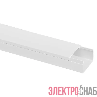 Кабель-канал 25х16 L2000 пластик бел. TOKOV ELECTRIC TKE-KK-25-16-2000-WH
