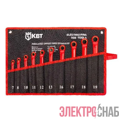 Набор диэлектрических накидных ключей НИИ-23 ЭКСПЕРТ КВТ 89427