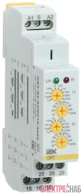 Реле циклическое ORT 2 конт. 12-240В AC/DC IEK ORT-S2-ACDC12-240V