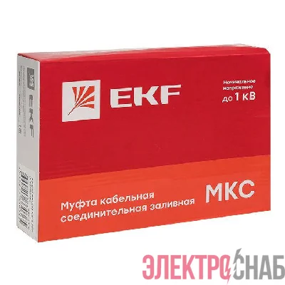 Муфта соединительная заливная МКС(Б) 6-25кв.мм (клеммник) PROxima EKF mks-3-k-b