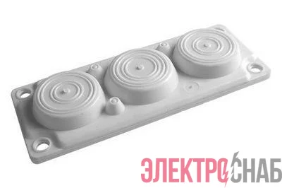 Ввод кабельный пластик V0 UL94. (6 отв.) IP65 DKC R5HTC03