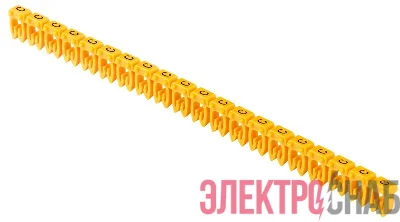 Маркер открытого типа KE 1.5-2.5кв.мм символ "C" (уп.200шт) IEK UMK-KE2-C