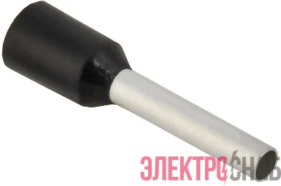 Наконечник НШВИ 1.5-10 черн. (уп.100шт) IEK UGN11-D15-010-100