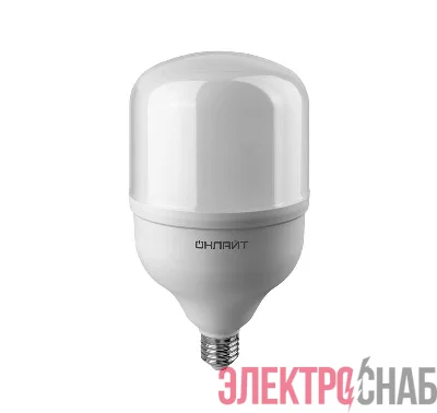 Лампа светодиодная высокомощная 82 906 OLL-T140-70-230-840-E27E40 70Вт 4000К нейтр. бел. E27/E40 5300лм 176-264В ОНЛАЙТ 82906