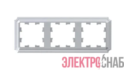 Рамка 3-м AtlasDesign Antique универс. алюм. SE ATN100303