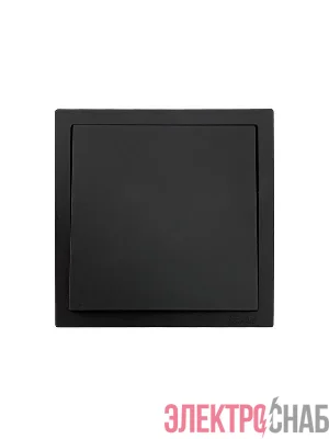 Выключатель 1-кл. СП ZIMA IP20 10А безвинт. зажим черн. бархат LEZARD 704-4288-100QC