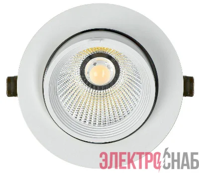 Светильник светодиодный ДВО 1822 35Вт 4000К IP20 поворотн. круг бел. IEK LTP-DSO0-1822-35-40-K01