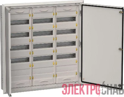 Корпус ЩРв-180 (3х60) TITAN 5 880х885х130 IP31 сер. метал. IEK TI5-50-V-3X060-31-7035