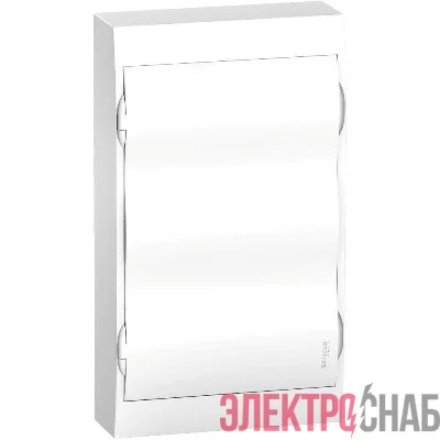 Бокс навесной ОП City9 Box 3 ряда 36мод IP40 IK07 80А 2 клеммы с бел. дверцей SE EZ9E312P2SRU