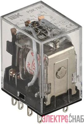 Реле РЭК 78-3 5А 12В AC IEK RRP20-3-05-012A