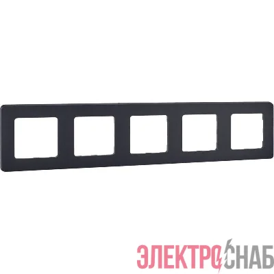 Рамка 5-м Inspiria антрацит IEK 673973