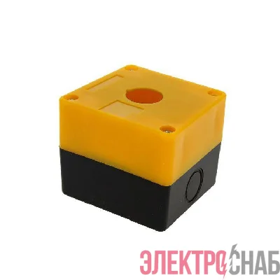 Корпус КП 101 1 кнопка желт. EKF cpb-101-o