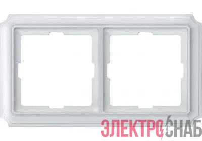Рамка 2-м Merten бел. SchE MTN483219