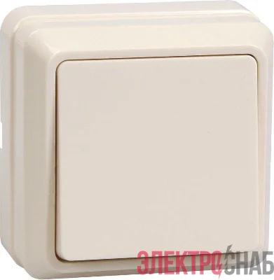 Выключатель 1-кл. ОП Октава 10А IP20 ВС20-1-0-ОКм крем. GENERICA EVO10-K33-10-DC