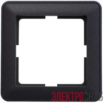 Рамка 1-м W59 черн. бархат SE KD-1-68 (КД-1-68)