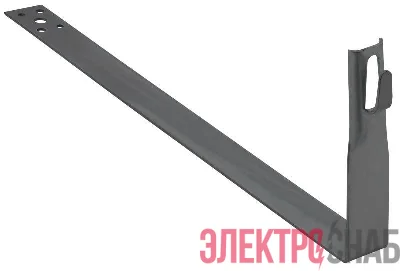 Держатель проводника круглого 6-8мм черепич. кровля L380мм оцинк. сталь TD IEK ZDP80-13-5-68-380