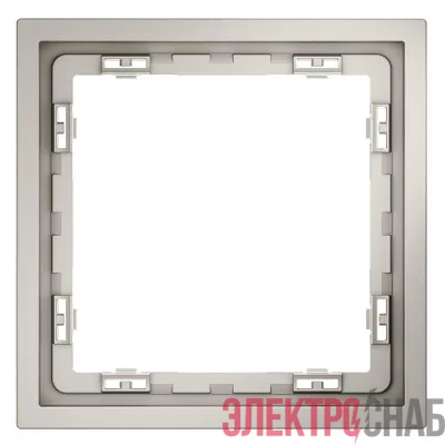 Рамка 1-м S70 пластик. кашемир Voltum VLS100103