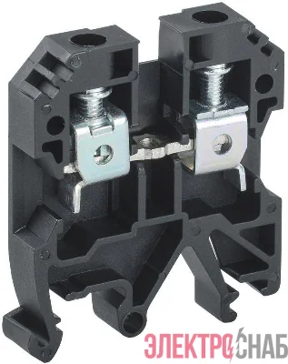 Клемма винтовая КВИ-6кв.мм черн. IEK YZN30-006-K02