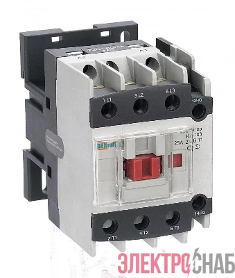 Контактор КМ-103 25А кат. 24В AC 1НО+1НЗ AC-3 DEKraft 22115DEK