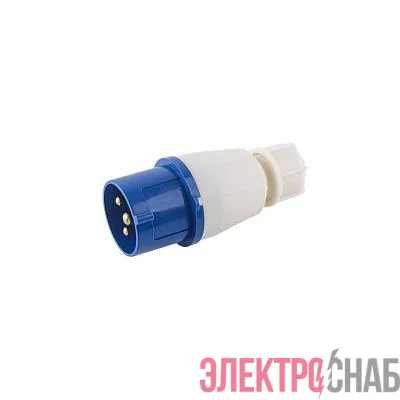 Вилка переносная PPC 013 2P+PE 16А 220В IP44 Pro JazzWay 5072251