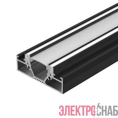 Профиль STRETCH-20-CEIL-D-CENTER-2000 BLACK L2000 алюм. Arlight 042946