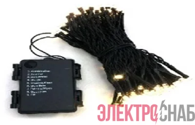 Гирлянда "Нить" 12м LD120-GWW-BO 120 тепл. бел. светодиодов с контроллером уличная SHLights 4690601041364
