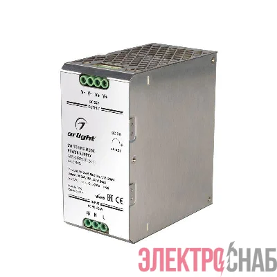 Блок питания ARV-DRP240-24-B 24В 10А 240Вт PFC IP20 металл Arlight 037155