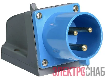 Вилка эл. наруж. уст. 32А 2P+PE 220В IP44 ССИ-523 ИЭК PSR51-032-3