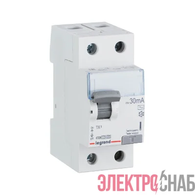 Выключатель дифференциального тока 2п 25А 30мА тип AC TX3 ИЭК Leg 403000