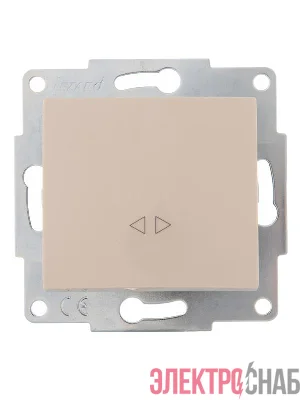Выключатель промежуточный 1-кл. 2п СП Karina 10А IP20 механизм крем. LEZARD 707-0388-107