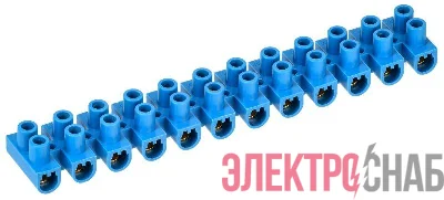 Колодка клеммная полистирол ЗВИ-30 н/г 6-16кв.мм син. (блист.2шт) IEK UZV6-030-10-2