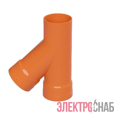 Тройник для гофр. двустен. труб 45град. d63 DKC 019063