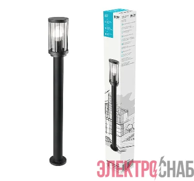 Светильник садово-парковый Vega столб 10.5х80см 170-240В/50Гц 1xE27 Max. 60Вт IP:54 1/9 Gauss GD024