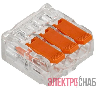 Клемма строительно-монтажная СМК 221-613 (уп.4шт) IEK UKZ40-613-004