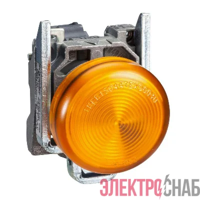 Лампа сигнальная 22мм 230-240В желт. SchE XB4BVM5