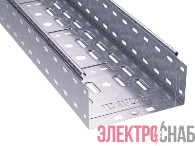 Лоток листовой перфорированный 200х100 L3000 сталь 0.8мм цинк-ламель DKC 35343ZL