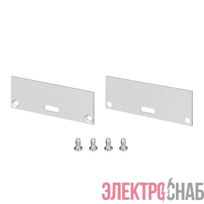 Заглушка LINIA60-FANTOM с отверстием алюм. комплект Arlight 046412