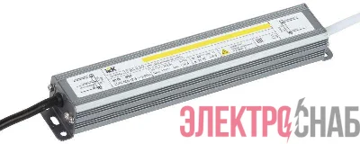 Драйвер LED ИПСН-PRO 5050 50Вт 12В блок-шнуры IP67 IEK LSP1-050-12-67-33-PRO