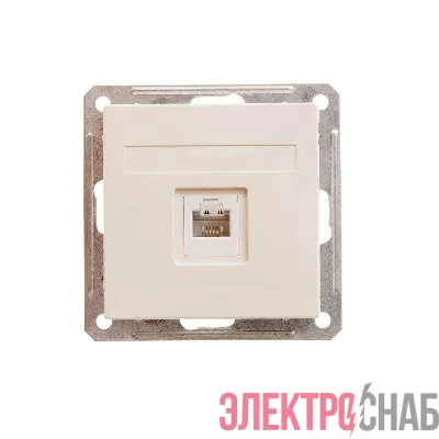 Розетка телефонная СП W59 RJ11 1А 160В механизм сл. кость SE RSI-152T-2-86