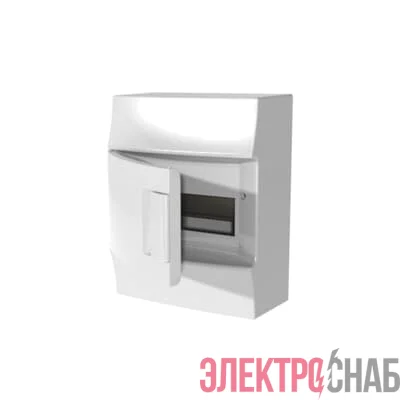 Бокс настенный MISTRAL41W / 8M N+PE непрозрачная дверь 1SLM004102A3102