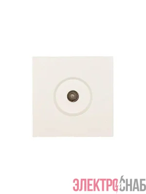 Розетка ТВ оконечная СП ZIMA IP20 слон. кость LEZARD 704-9088-130