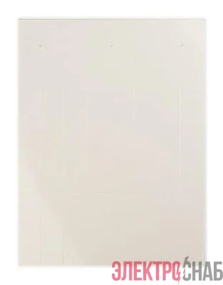 Табличка полужесткая клейкое основание ПВХ-0.5 бел. (уп.120шт) DKC TAS4915AW